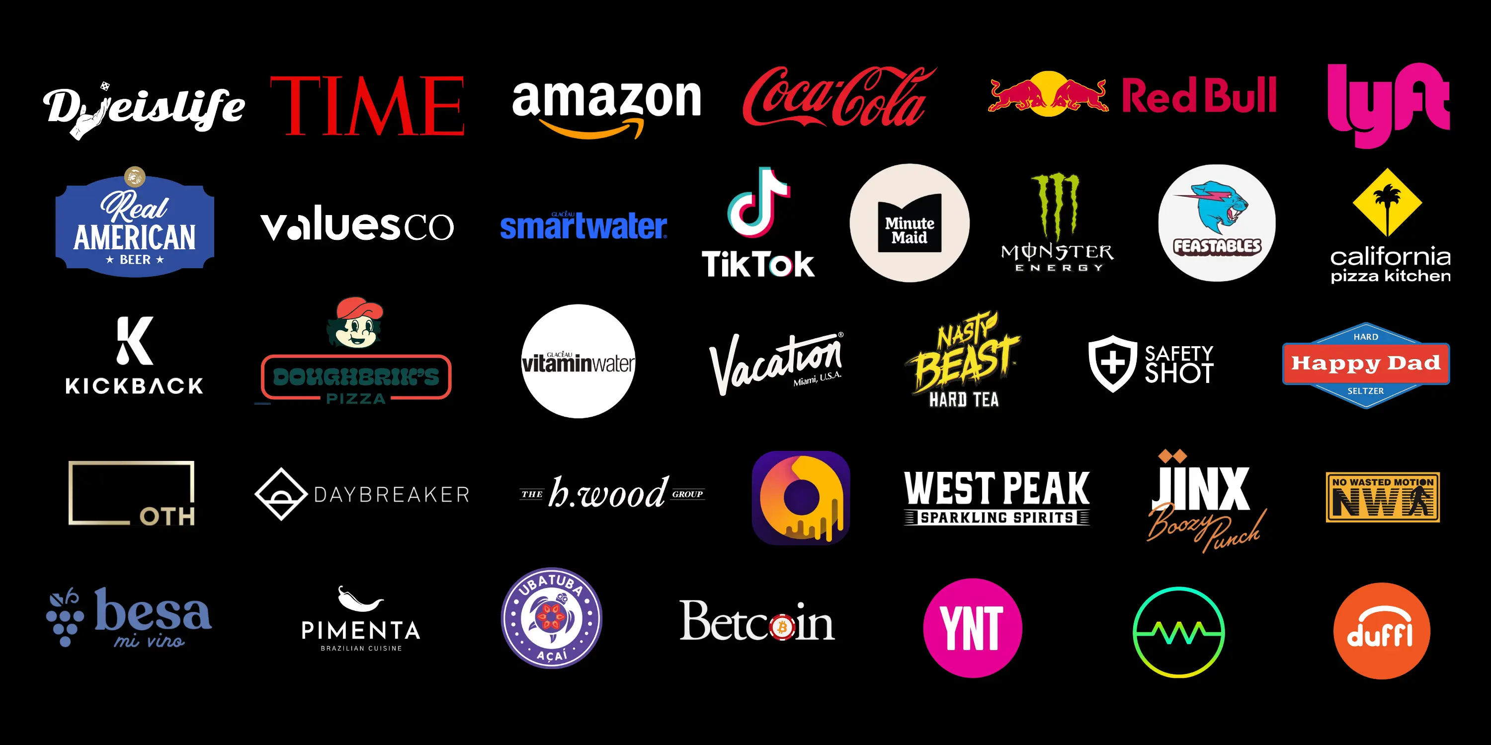 Brands that have worked with Flair